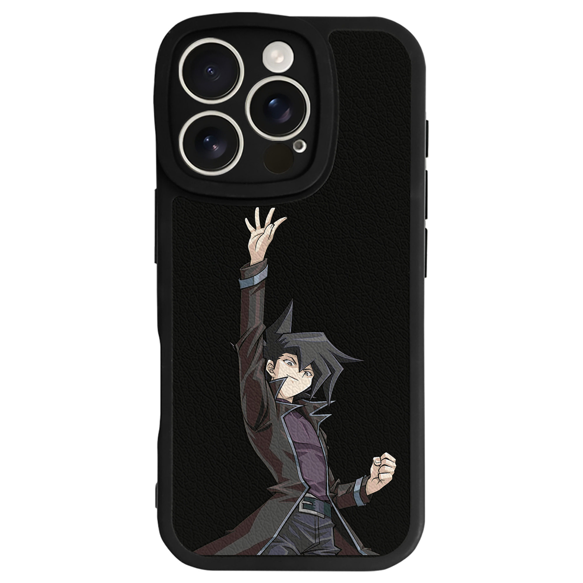 遊☆戯☆王 Yu-Gi-Oh! 【iPhone 16シリーズ対応】シリコンスマホケース（レザー調） 材質：シリコン